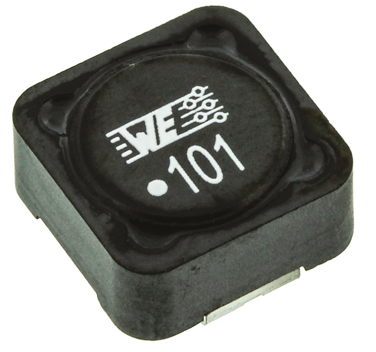 Wurth Elektronik, WE-PD, 1260 Yes Wirewound Surface Mount Inductor with a Ferrite Core, 100 μH Wirewound ±20 % 1.53 A
