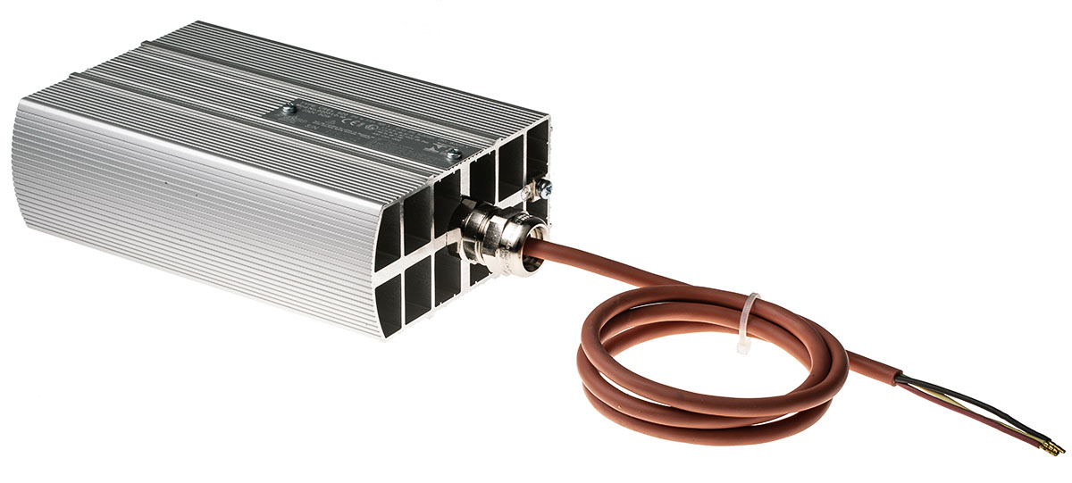 STEGO Enclosure Heater, 230V ac, 50W Output, 50W Input, +100°C, 180mm x 60mm x 120mm