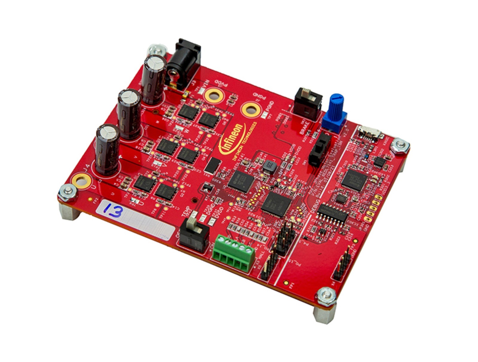 Infineon EVAL6EDL7141TRAP1SHTOBO1 Brushless DC Motor for EVAL_6EDL7141_TRAP_1SH