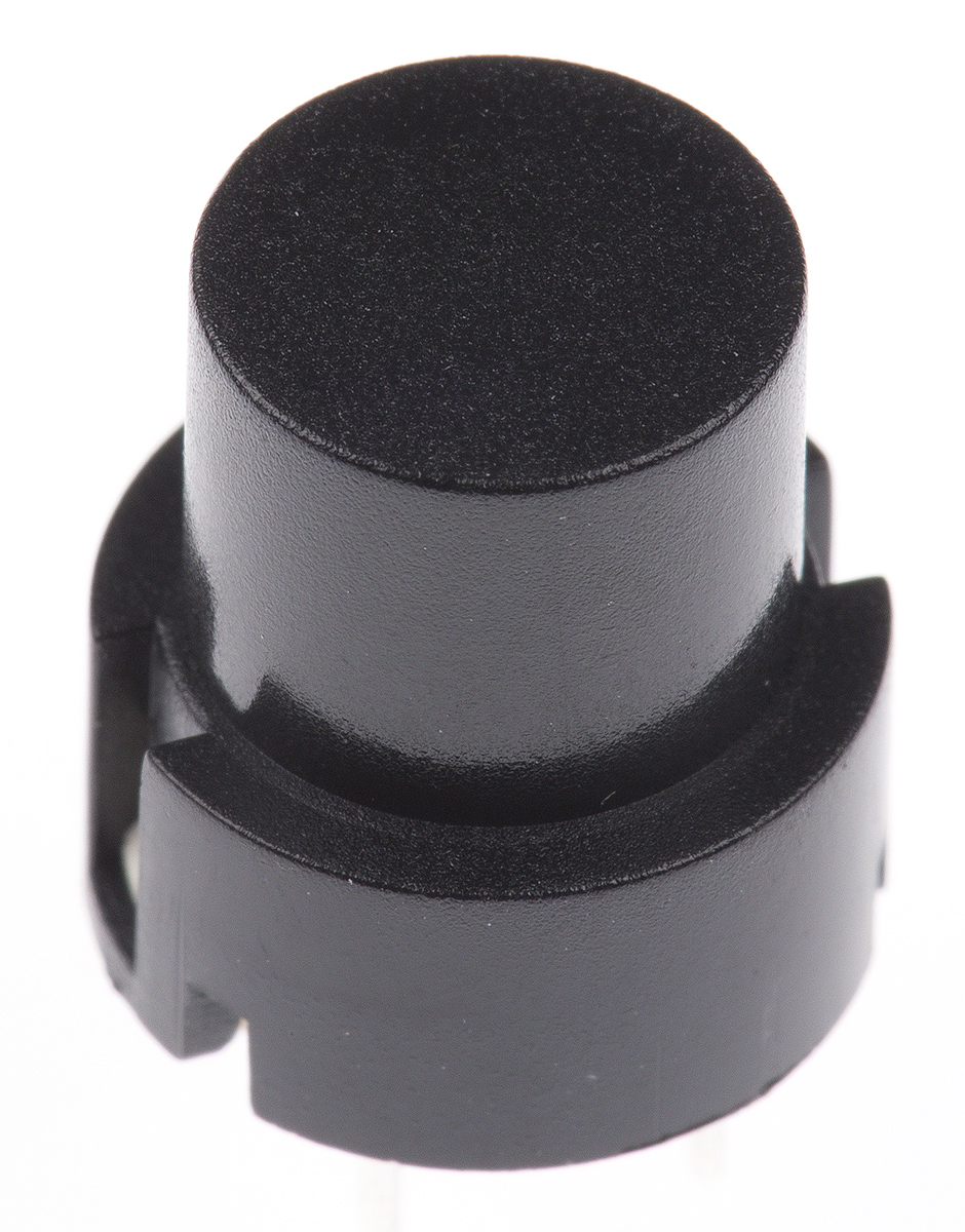 C & K Black Tact Switch, SPST 100 mA@ 32 V