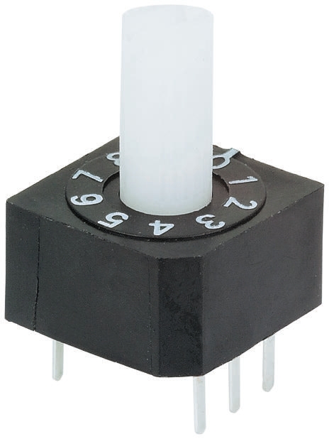 Omron 16 Way Through Hole DIP Switch, Rotary Shaft Actuator