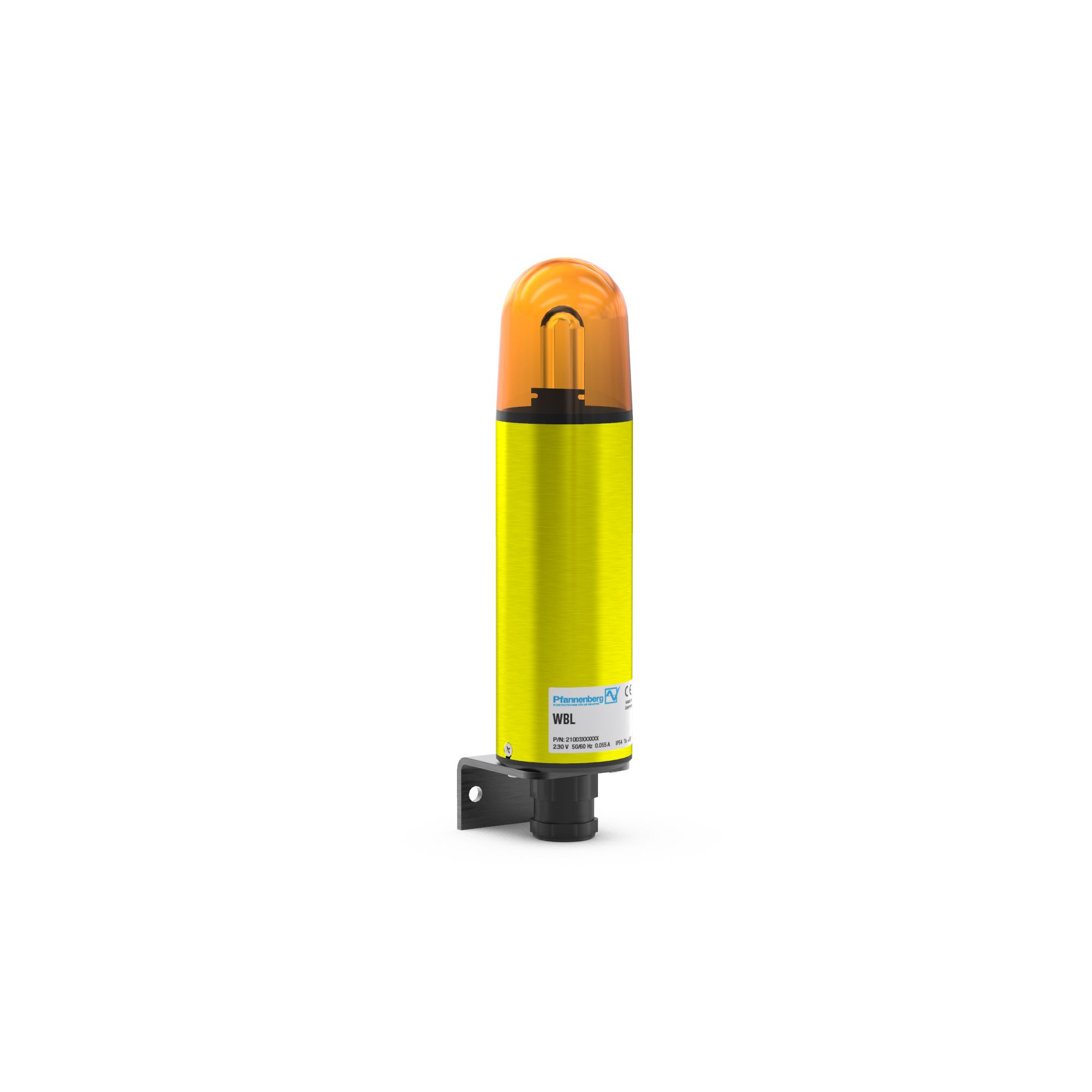 Pfannenberg WBS Series Amber Flashing Effect Signal Tower for Use with WBS Series, 24 V dc, Xenon Bulb, DC, IP54