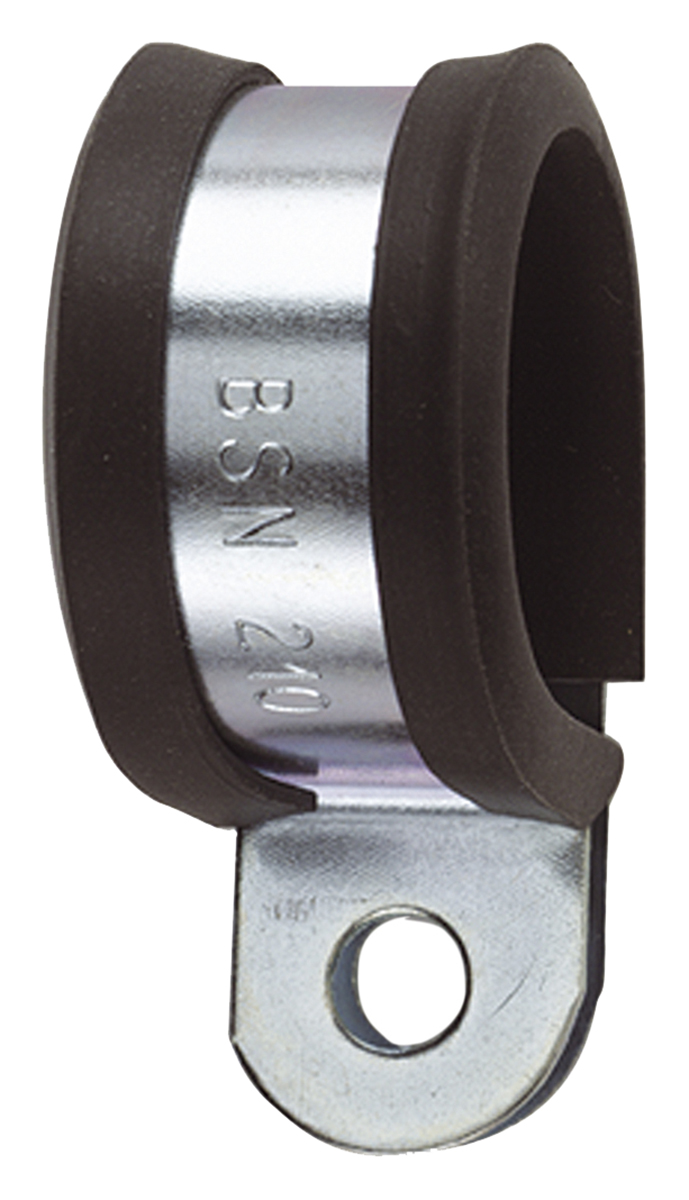 Flexicon P Clip, Cable Clip, 20mm Nominal Size, Plated Steel, PVC (Liner)
