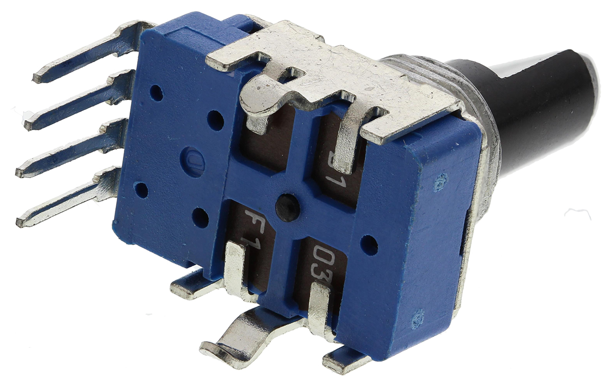 Bourns PTV 10kΩ Rotary Potentiometer 1-Gang, Panel Mount (Through Hole), PTV111-3415A-B103