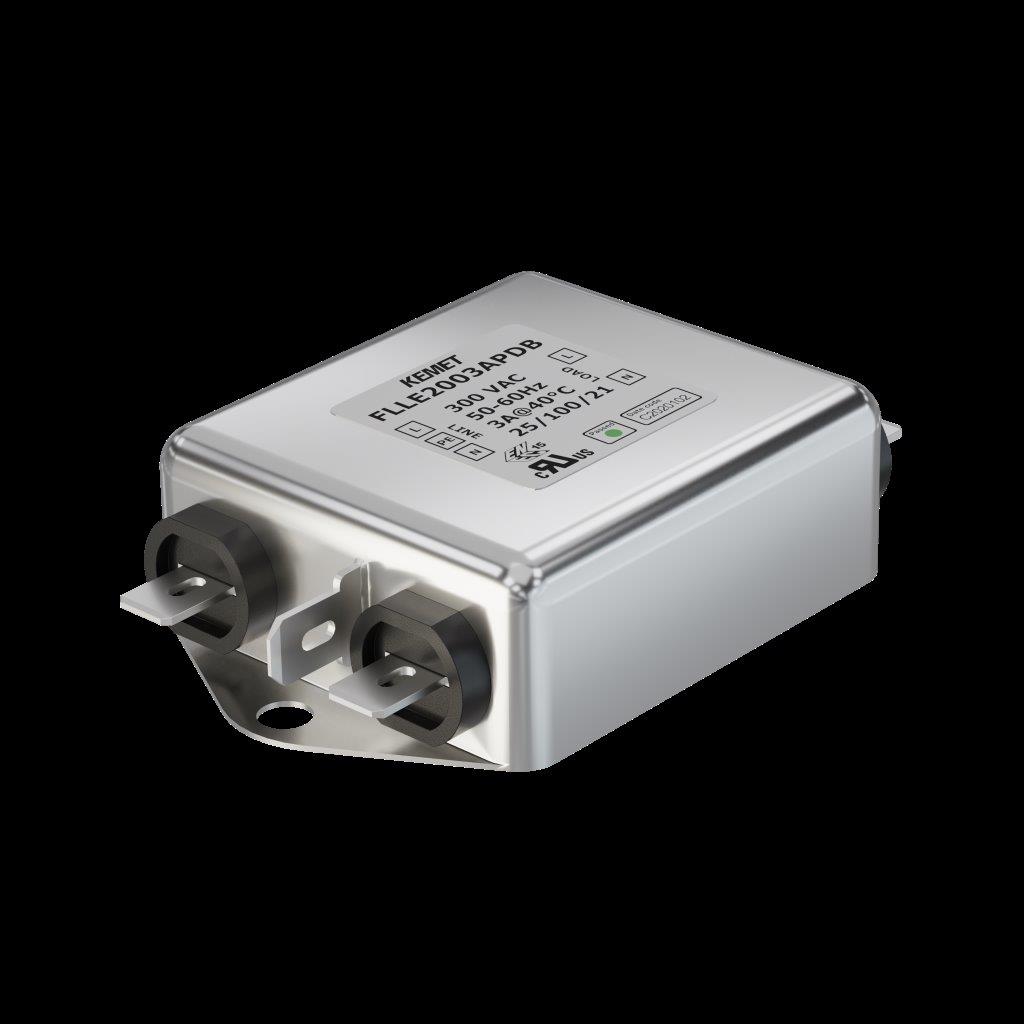 KEMET, FLLE2-P 16A 300 V ac/dc 50-60Hz, Chassis Mount EMI Filter, Single Phase