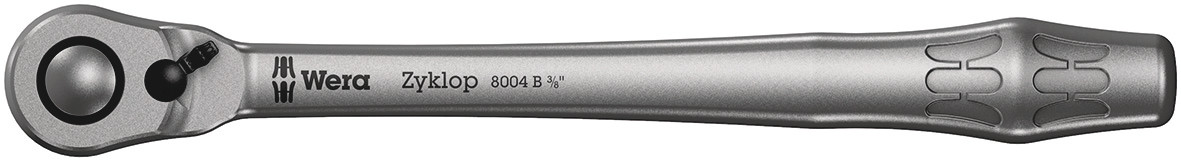 Wera Zyklop 3/8 in Square Ratchet with Ratchet Handle, 222 mm Overall