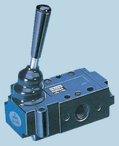 Parker Lever 3/2 Pneumatic Manual Control Valve B53 Series, G 1/4, 1/4in, III B