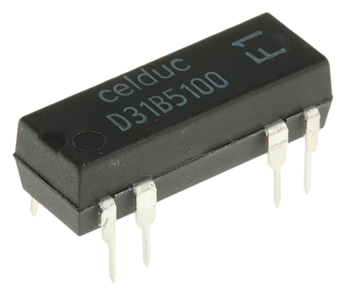 Celduc PCB Mount Reed Relay, 12V dc Coil, SP-NC, 100V dc Max, 1000Ω