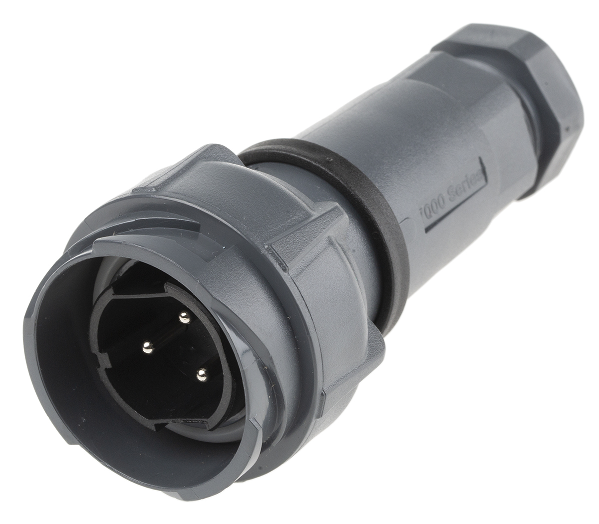 Bulgin Circular Connector, 3 Contacts, Cable, Standard Connector, Plug, Male, IP66, IP68, IP69K, Buccaneer 7000 Series