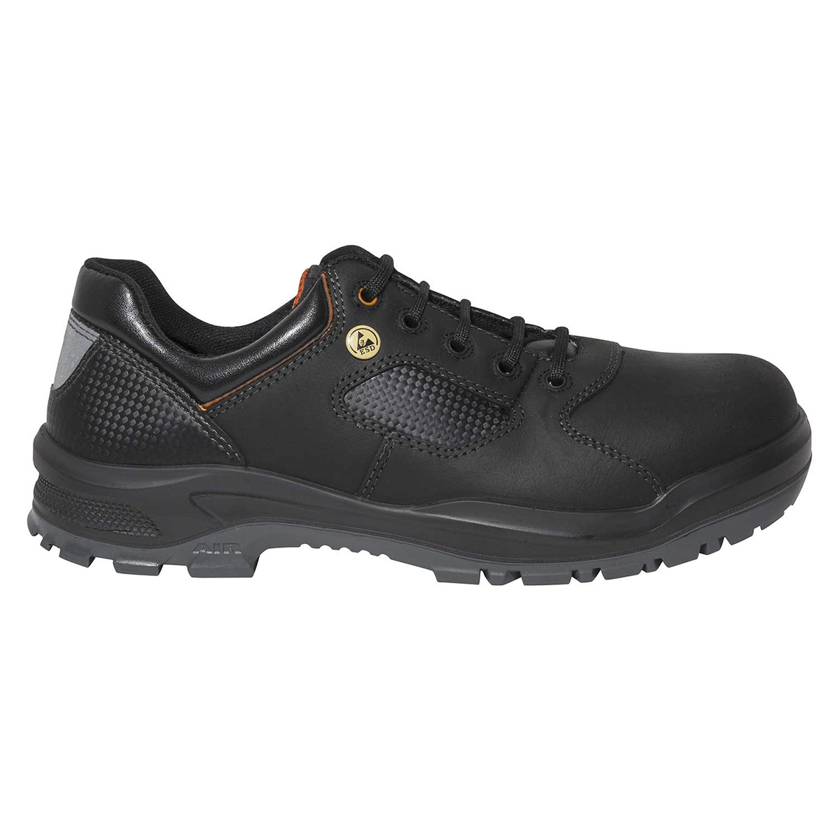 Parade Tierra Unisex Black, Grey Composite Toe Capped Low safety shoes, UK 9, EU 43