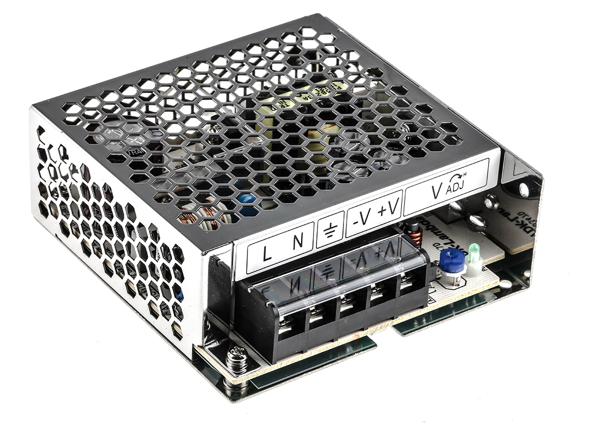 TDK-Lambda Switching Power Supply, LS50-12, 12V dc, 4.2A, 50W, 1 Output, 125 → 373 V dc, 88 → 264 V ac