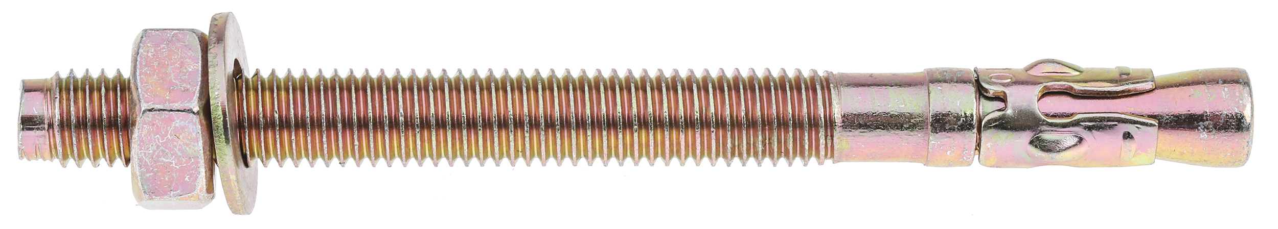 RS PRO Carbon Steel Anchor Bolt M10 x 120mm, 10mm Fixing Hole