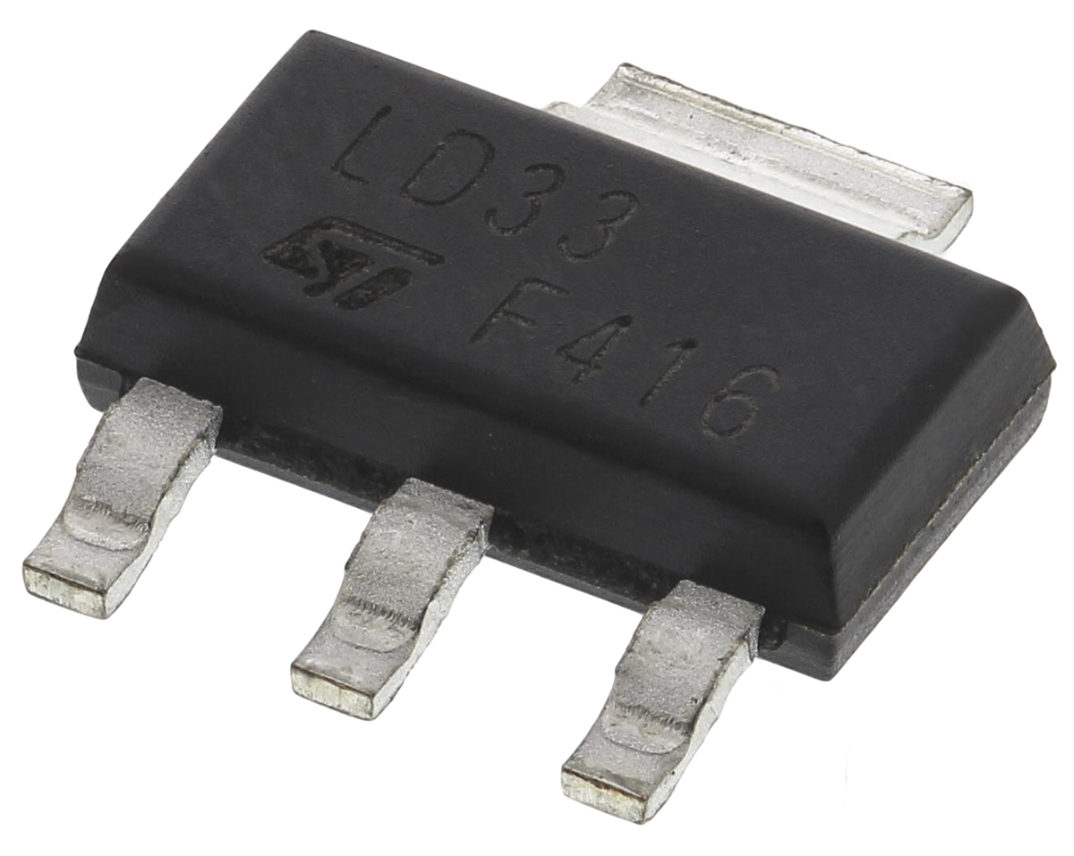 STMicroelectronics, Voltage Regulator 15V SOT-223 4-Pin