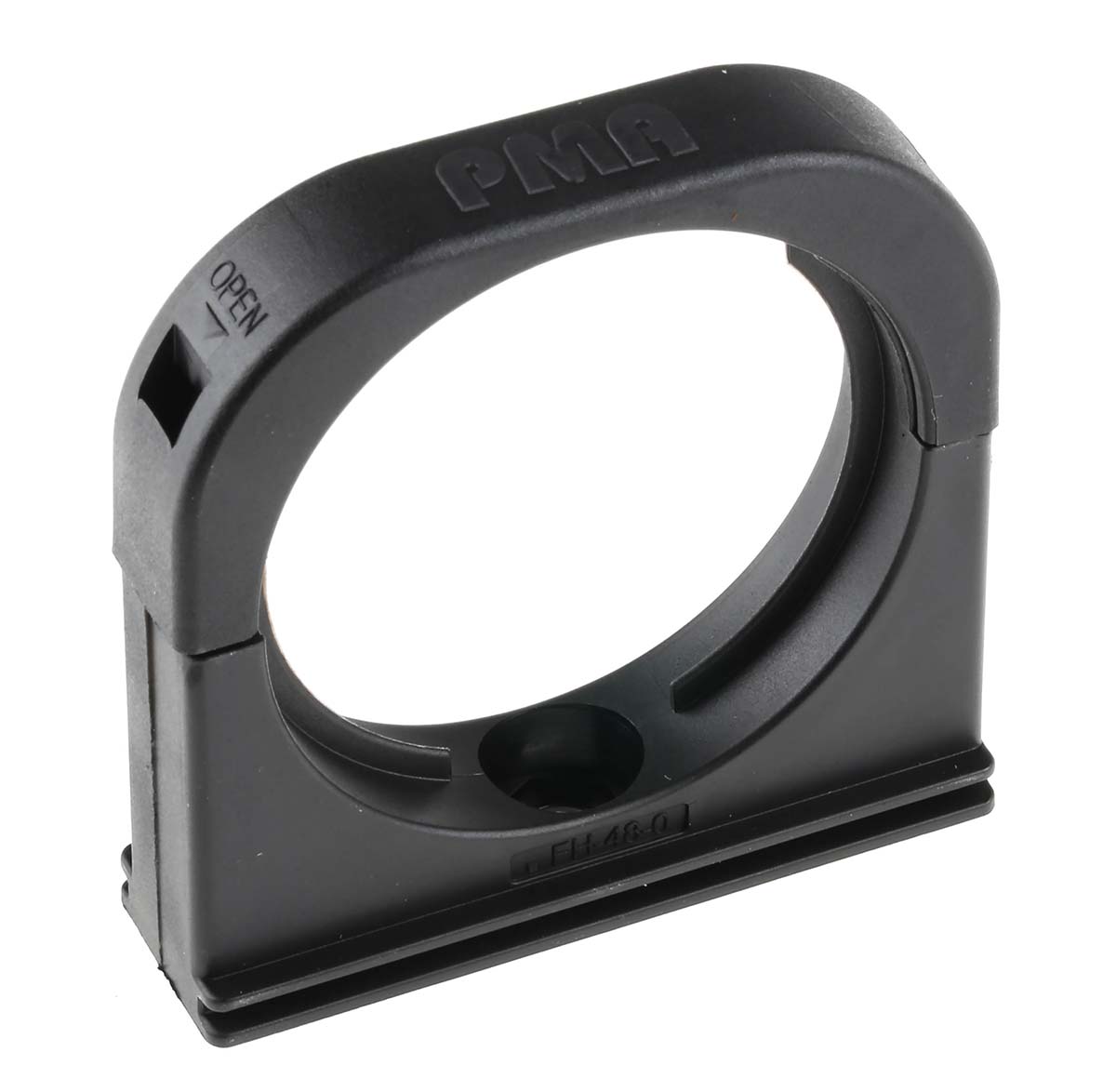 PMA Black Nylon mounting clip, 50mm Max. Bundle