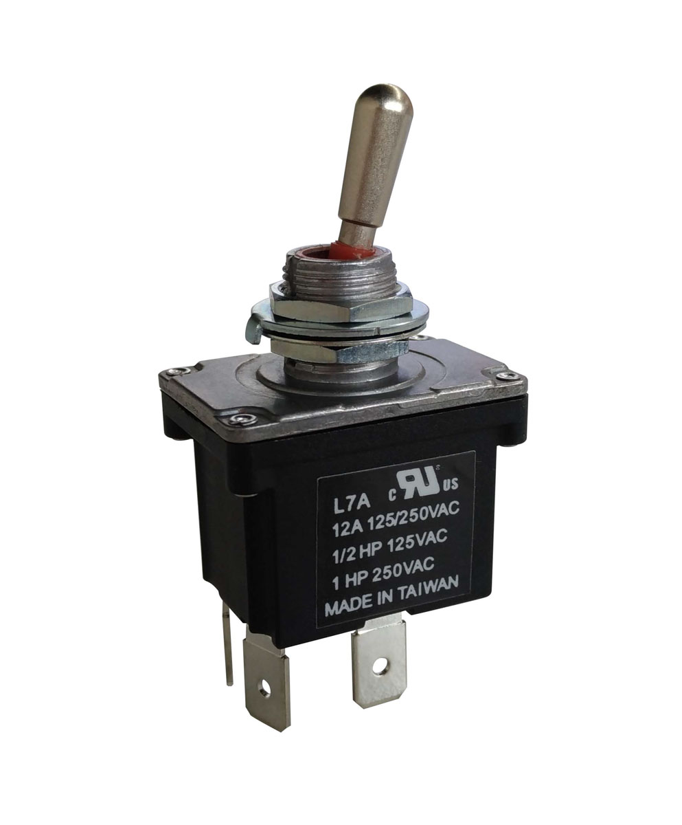 RS PRO Toggle Switch, Panel Mount, On-Off, 1 CO, Tab Terminal