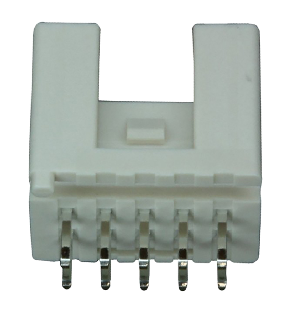 JST PUD Series Straight Through Hole PCB Header, 10 Contact(s), 2 mm Pitch, 2 Row, Shrouded