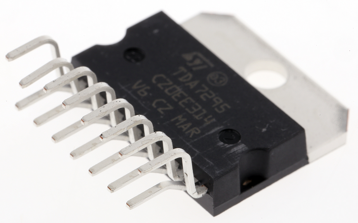 STMicroelectronics,Audio80W, 15-Pin MULTIWATT V TDA7295