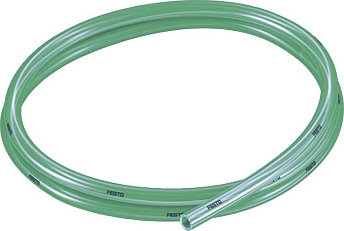 Festo Compressed Air Pipe Green Polyurethane 8mm x 50m PUN-H-T Series, 8048697