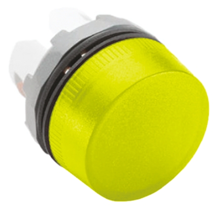 ABB Yellow Pilot Light Head, 22mm Cutout CombiLine-Modular II Series
