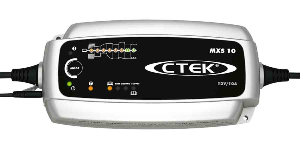 CTEK MXS 10 Battery Charger For Lead Acid 12 V 14.4V 10A with UK plug