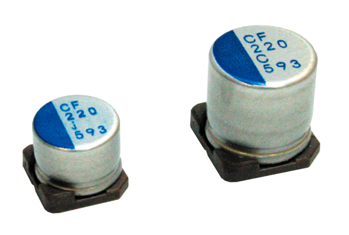 Nichicon 330μF Surface Mount Polymer Capacitor, 16V dc