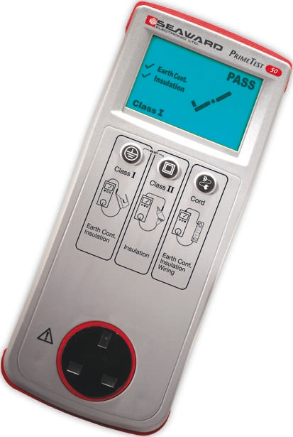 Seaward PrimeTest 50 UK PAT Tester, Class I, Class II Test Type With UKAS Calibration