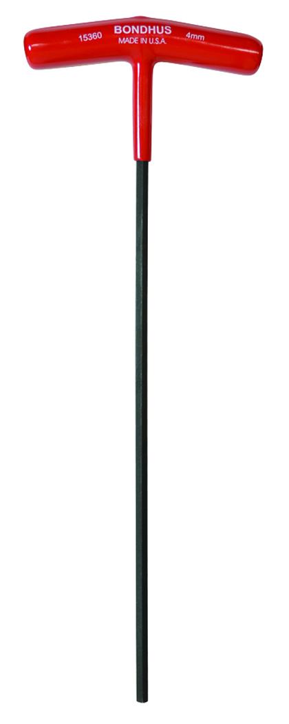 Bondhus T Shape Metric Hex Key, 4mm