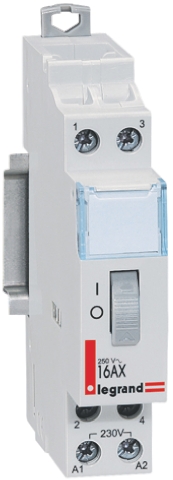Legrand DIN Rail Power Relay, 230V ac Coil, 16A Switching Current