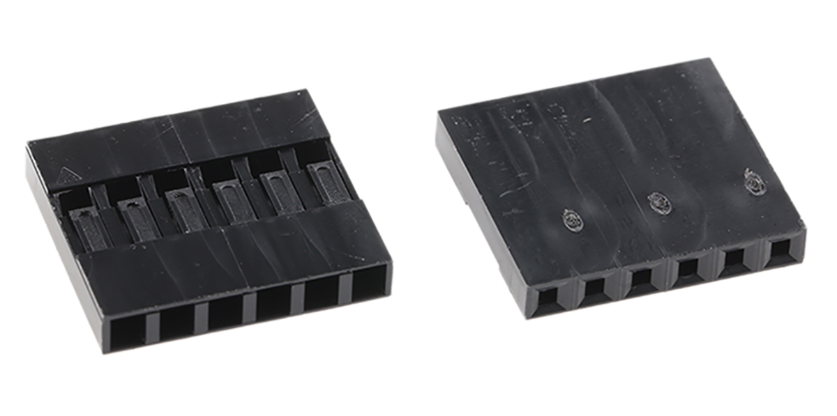 HARWIN, M20-10 Female Connector Housing, 2.54mm Pitch, 6 Way, 1 Row