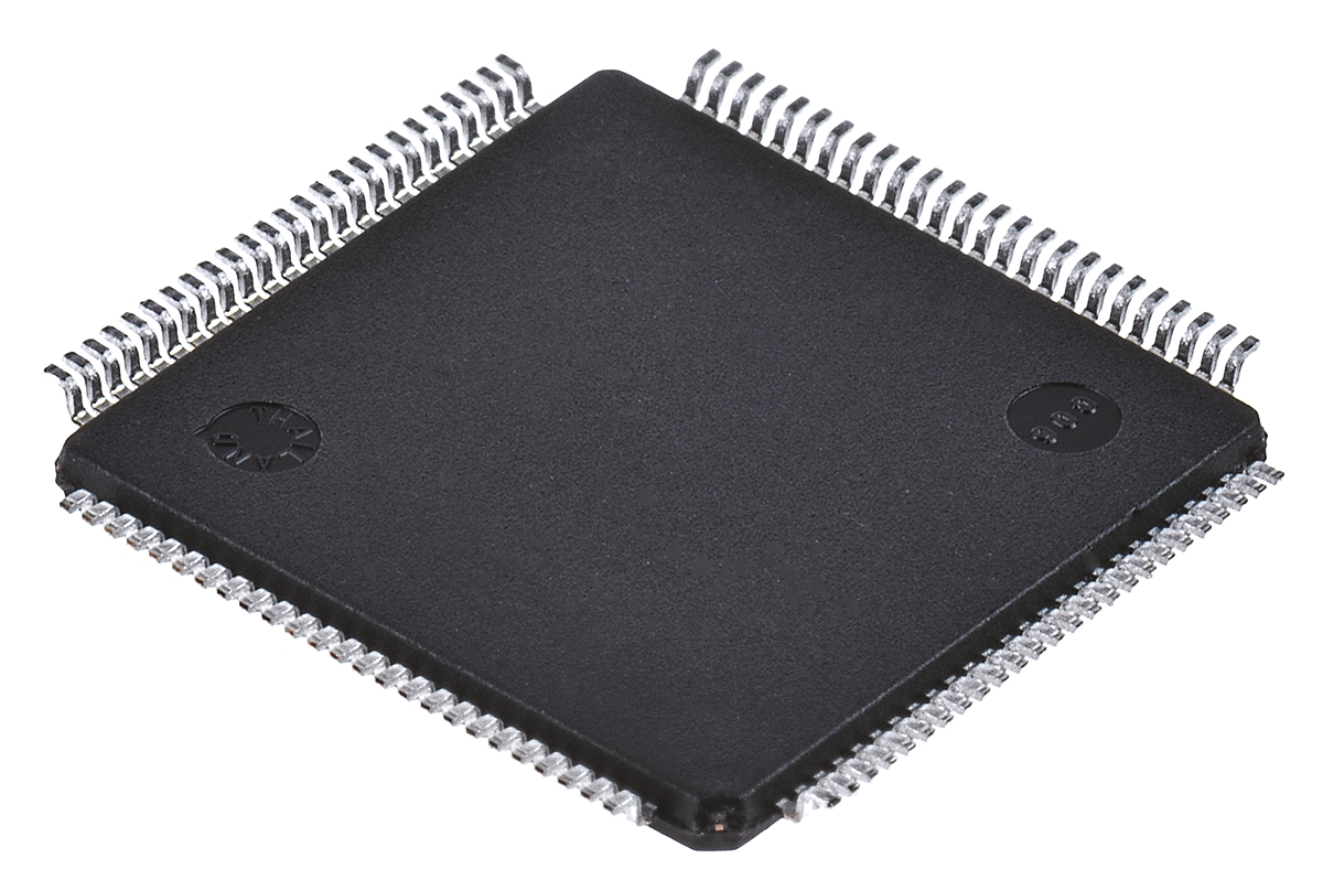 Microchip PIC32MX695F512L-80I/PT, 32 bit PIC Microcontroller, 80 MHz, 512kB FLASH, 100-Pin TQFP