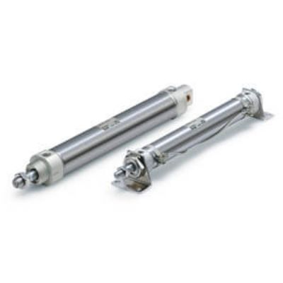 SMC 32 mm Pneumatic Piston Rod Cylinder - CM2-Z Series, Double Acting Acting