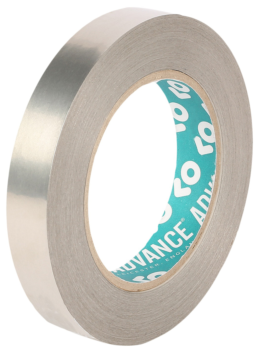 Advance Tapes AT536 Conductive Tin Clad Metallic Tape, 10mm x 33m