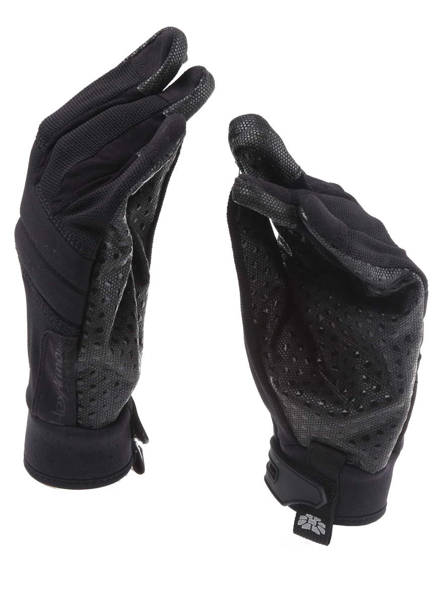 Polyco Healthline HexArmor Black Super Fabric Work Gloves, Size 10, Uncoated Coating