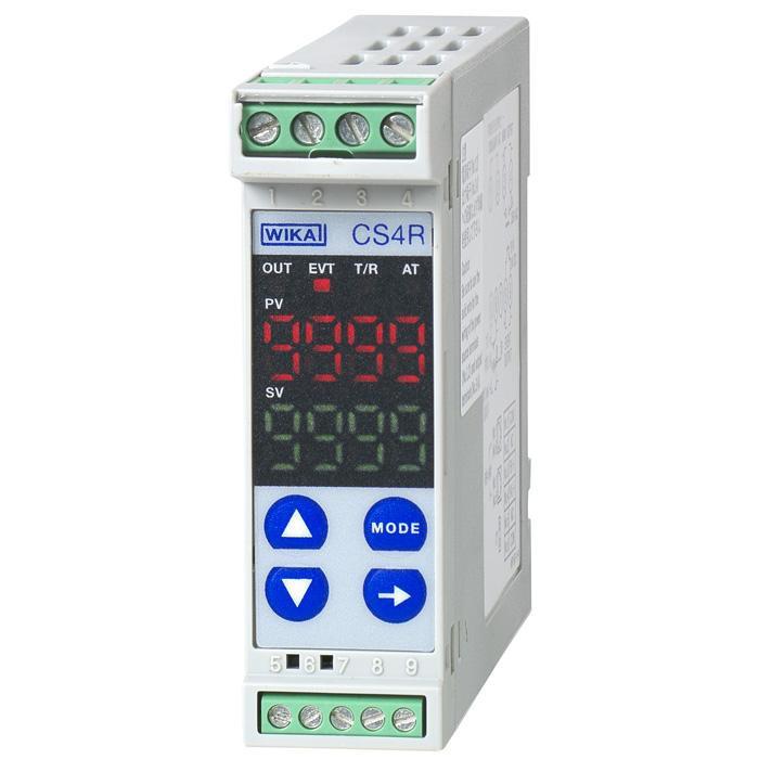 WIKA CS4R Standard Rail PID Temperature Controller, 22.5 x 75 x 100mm Multiple Input, 1 Output Relay, 24 V Supply