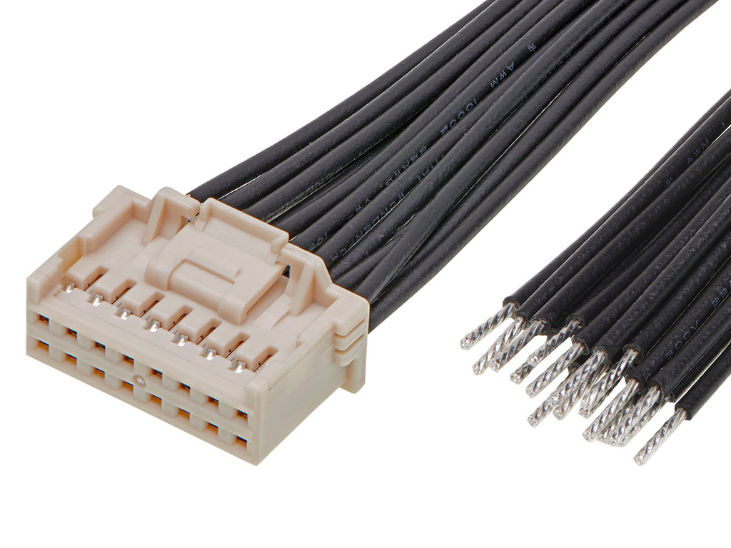 Molex 16 Way Male iGrid to 16 Way Wire to Board Cable, 600mm