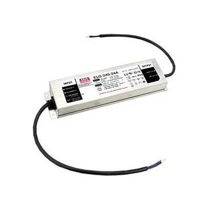 MEAN WELL LED Driver, 120V Output, 240W Output, 2.1A Output, Constant Current Dimmable