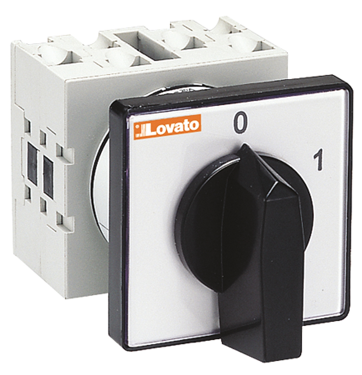 Lovato, 3P 2 Position 60° On-Off Cam Switch, 20A, Knob Actuator