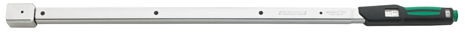 STAHLWILLE 730N Click Torque Wrench, 130 → 650Nm, 30.6 mm Drive, Hex Drive, 22 x 28mm Insert