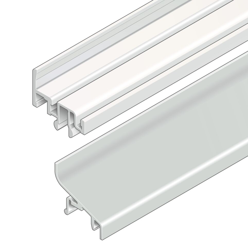 Bosch Rexroth Grey Aluminium Panel Strip, 10mm Groove Size, 2.1m Length