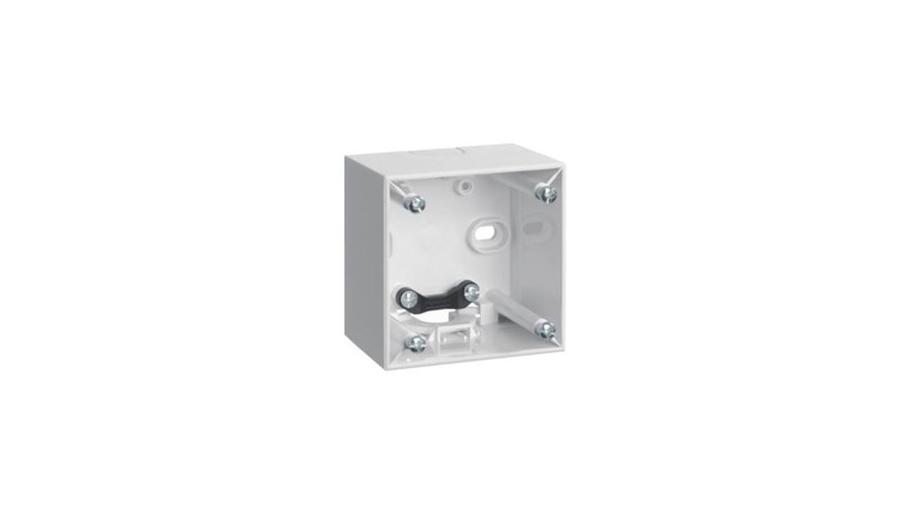Berker INTEGRO White Back Box, Wall Mount, 1 Gangs, 59.5 x 59.5mm