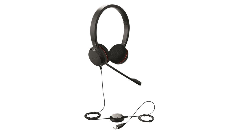 Jabra Jabra Evolve 20 UC Stereo Black Wired USB On Ear Headset
