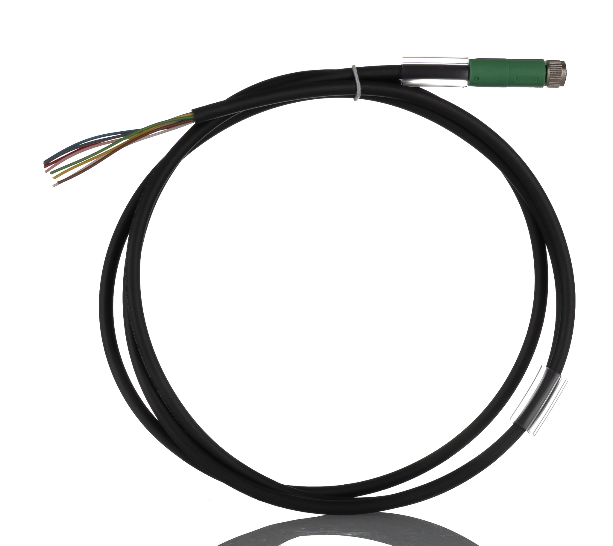 Phoenix Contact Female 8 way M8 to 8 way Unterminated Sensor Actuator Cable, 1.5 m