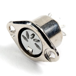 Deltron 3 Pole Din Socket, DIN 41524, DIN 45322, DIN 45326, DIN 45327, DIN 45329, 2A, 34 V ac/dc, Lockable, Female,