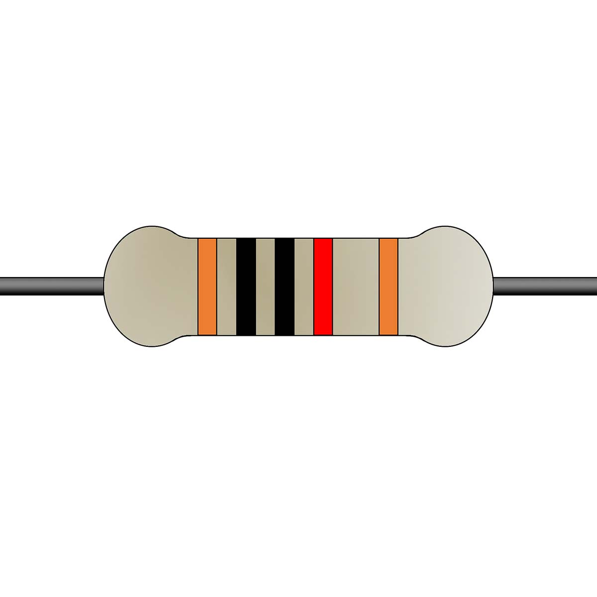 Yageo 10kΩ Metal Film Fixed Resistor 0.6W ±1% MF0207FTE52-10K
