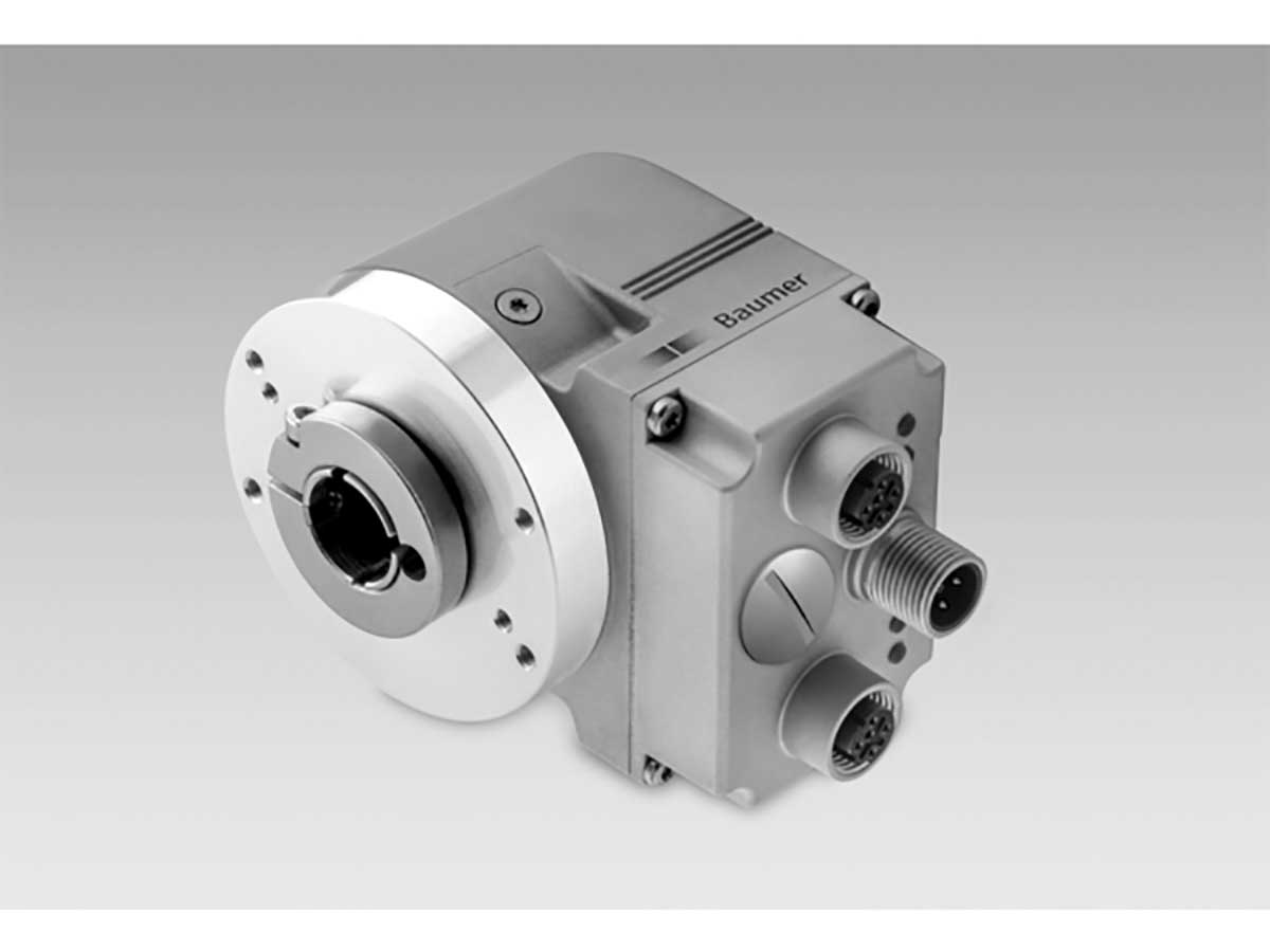 Baumer EAL580 Series Optical Absolute Encoder, Hollow Type, 12mm Shaft