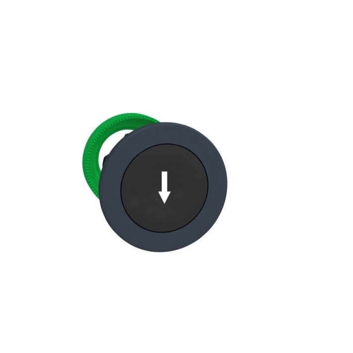 Schneider Electric Harmony Series Black Momentary Push Button Head, 30mm Cutout, IP66, IP67, IP69K