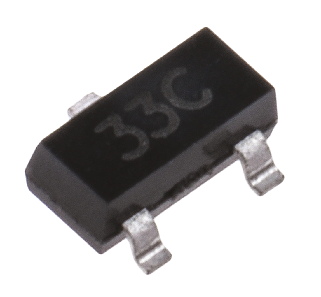 Diodes Inc Fixed Shunt Voltage Reference 3.3V ±1.0 % 3-Pin SOT-23, ZRC330F01TA
