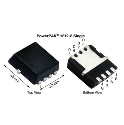 Vishay SIS4406DN Type N-Channel Single MOSFETs, 62.8 A, 40 V Enhancement, 8-Pin PowerPAK SIS4406DN-T1-GE3