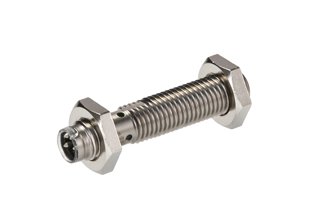 Omron Inductive Threaded Barrel Proximity Sensor, M8, 2 mm Detection, PNP NO, 12 → 24 V dc