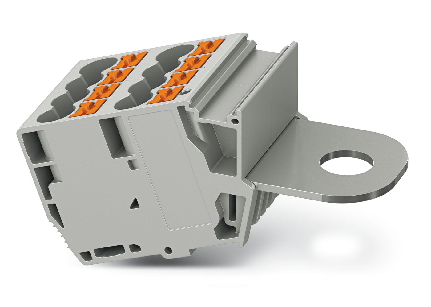 Phoenix Contact PTPOWER Series AGK PT 8X6/M10 Terminal Block Connector, 9-Way, 41A, 0.5 → 10 mm² Wire, Push In